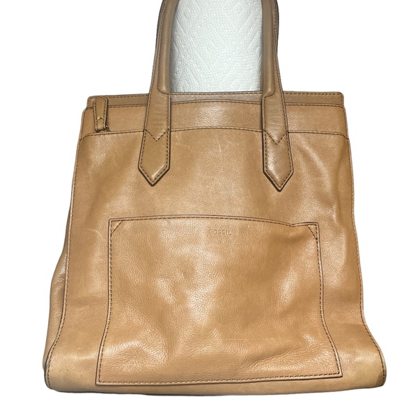 Fossil Knox Tote Shoulder Bag in Beige - Picture 3 of 9